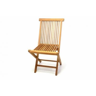 Emaga krzesło ogrodowe drewniane składane