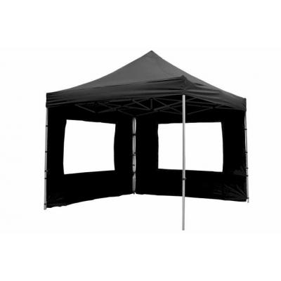 Emaga namiot ogrodowy 3x3 m automatyczny, czarny pawilon handlowy ze ściankami