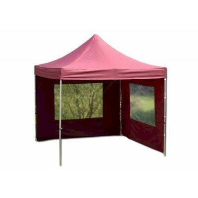 Emaga namiot ogrodowy 3x3 m ekspresowy , bordowy pawilon handlowy ze ściankami