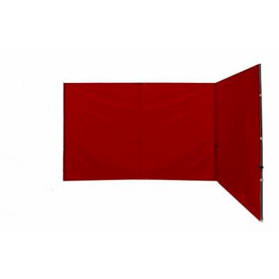 Emaga ścianka 2 szt. 295/215 cm do pawilonu 3x3 m, czerwona