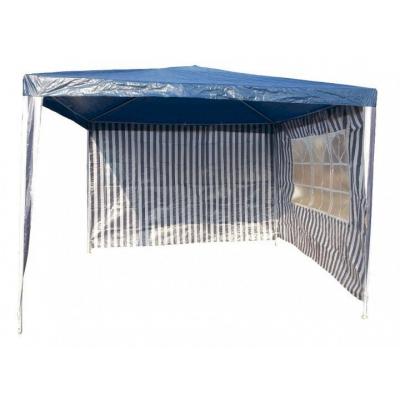 Emaga pawilon ogrodowy 3x3m niebieski 2 ścianki namiot handlowy