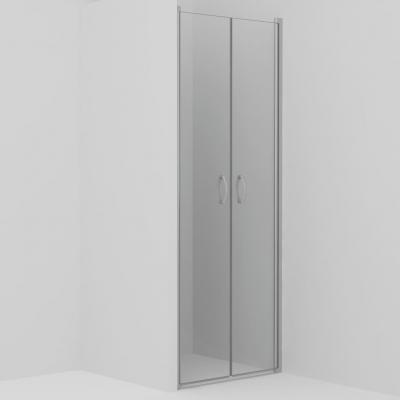 Emaga vidaxl drzwi prysznicowe, przezroczyste, esg, 80 x 185 cm