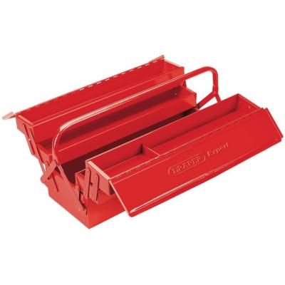 Emaga draper tools rozkładana skrzynka na narzędzia, 53x20x21cm, czerwona