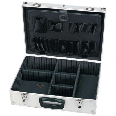 Emaga draper tools aluminiowa walizka na narzędzia, 33x46x15 cm, czarna
