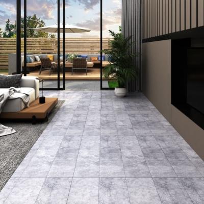 Emaga vidaxl panele podłogowe pvc, 5,02 m², 2 mm, samoprzylepne, cementowe