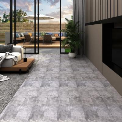 Emaga vidaxl panele podłogowe pvc, 5,02 m², 2 mm, samoprzylepne, cementowe