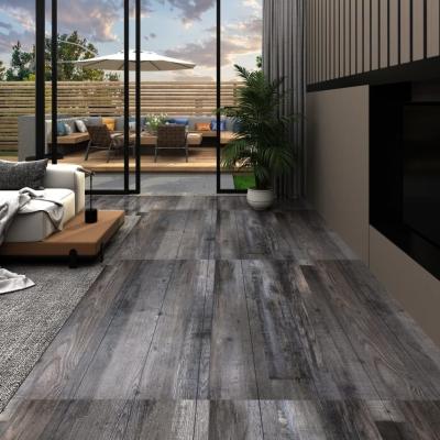 Emaga vidaxl panele podłogowe z pvc, 4,46 m², 3 mm, drewno industrialne