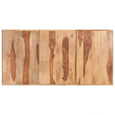 Emaga vidaxl blat stołu, lite drewno sheesham, 16 mm, 200x100 cm