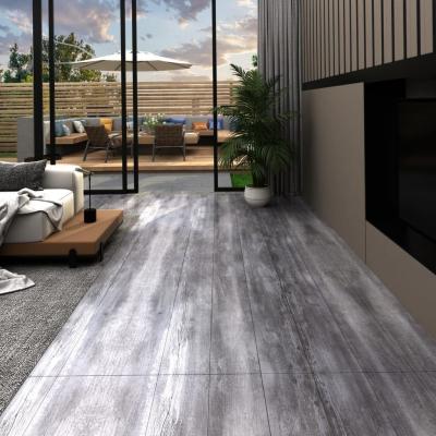 Emaga vidaxl panele podłogowe z pvc, 5,26 m², 2 mm, matowe szare drewno
