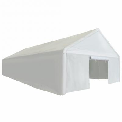 Emaga vidaxl namiot magazynowy, pe, 6 x 12 m, biały