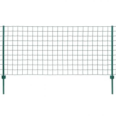 Emaga vidaxl euro ogrodzenie, stalowe, 20 x 1,2 m, zielone
