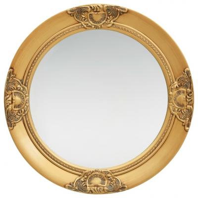 Emaga vidaxl lustro ścienne w stylu barokowym, 50 cm, złote