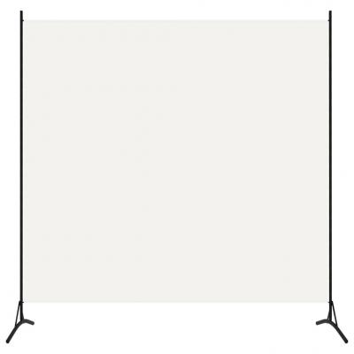 Emaga vidaxl parawan 1-panelowy, biały, 175 x 180 cm