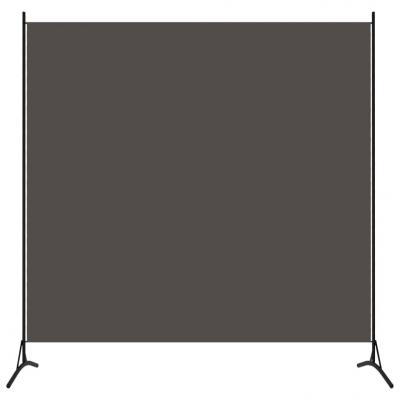 Emaga vidaxl parawan 1-panelowy, antracytowy, 175 x 180 cm