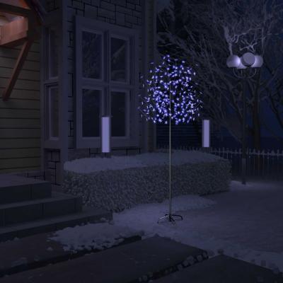 Emaga vidaxl drzewko z niebieskimi lampkami, 220 led, kwiat wiśni, 220 cm