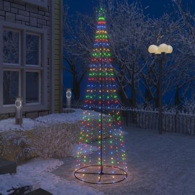 Emaga vidaxl ozdoba świąteczna w kształcie choinki, 330 led, 100x300 cm