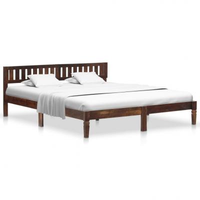 Emaga vidaxl rama łóżka z litego drewna mango, 180 cm