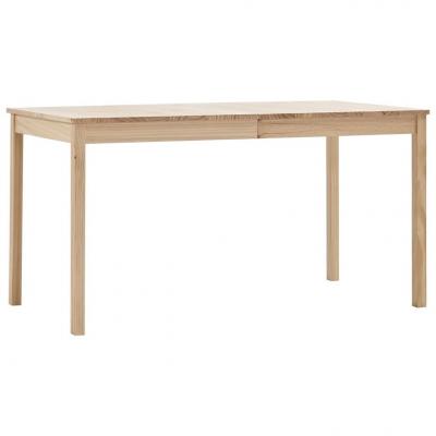 Emaga vidaxl stół do jadalni, 140 x 70 x 73 cm, drewno sosnowe