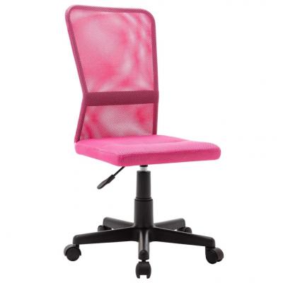 Emaga vidaxl krzesło biurowe, różowe, 44x52x100 cm, z siatką