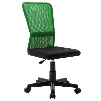 Emaga vidaxl krzesło biurowe, czarno-zielone, 44x52x100 cm, z siatką