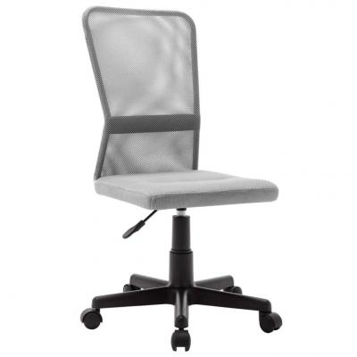 Emaga vidaxl krzesło biurowe, szare, 44x52x100 cm, z siatką