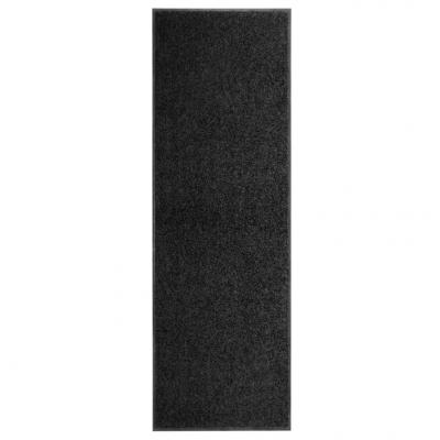 Emaga vidaxl wycieraczka z możliwością prania, czarna, 60 x 180 cm