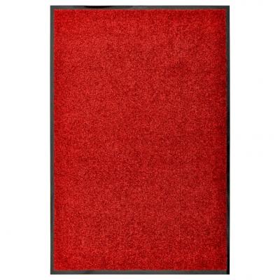 Emaga vidaxl wycieraczka z możliwością prania, czerwona, 60 x 90 cm