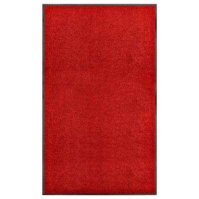 Emaga vidaxl wycieraczka z możliwością prania, czerwona, 90 x 150 cm