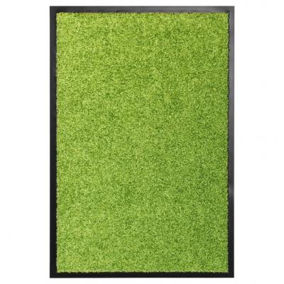 Emaga vidaxl wycieraczka z możliwością prania, zielona, 40 x 60 cm