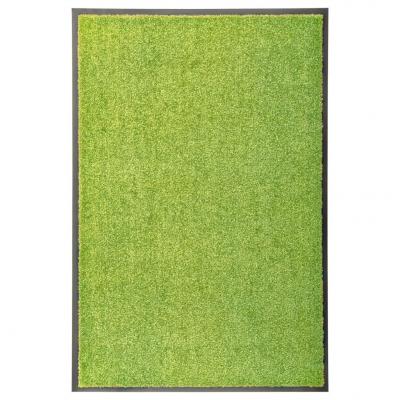 Emaga vidaxl wycieraczka z możliwością prania, zielona, 60 x 90 cm