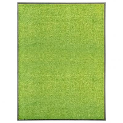 Emaga vidaxl wycieraczka z możliwością prania, zielona, 90 x 120 cm