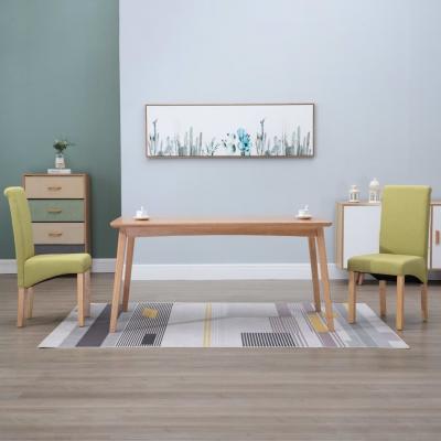 Emaga vidaxl krzesła stołowe, 2 szt., zielone, tapicerowane tkaniną