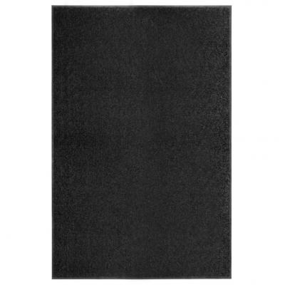 Emaga vidaxl wycieraczka z możliwością prania, czarna, 120 x 180 cm