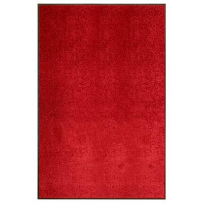 Emaga vidaxl wycieraczka z możliwością prania, czerwona, 120 x 180 cm