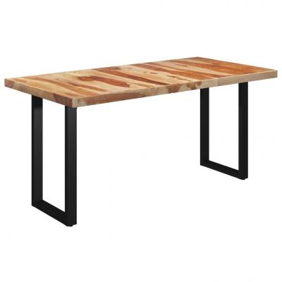 Emaga vidaxl stół z nogami w kształcie o, 180x90x77 cm, lite drewno sheesham