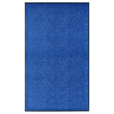 Emaga vidaxl wycieraczka z możliwością prania, niebieska, 90 x 150 cm