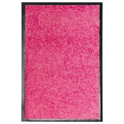 Emaga vidaxl wycieraczka z możliwością prania, różowa, 40 x 60 cm
