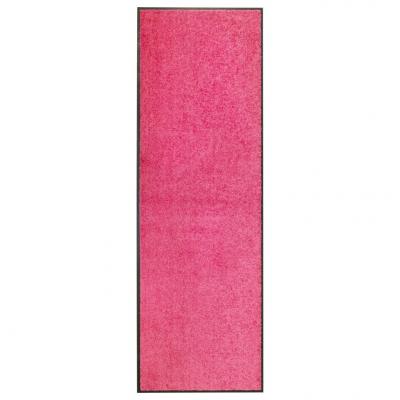 Emaga vidaxl wycieraczka z możliwością prania, różowa, 60 x 180 cm