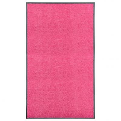 Emaga vidaxl wycieraczka z możliwością prania, różowa, 90 x 150 cm