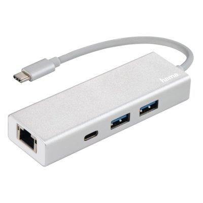 Produkt z outletu: Hub USB HAMA USB 3.1 Type-C 1:3 135757