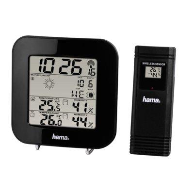 Produkt z outletu: Stacja pogody HAMA EWS-200 Czarna