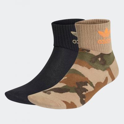 Camo mid-ankle socks 2 pairs