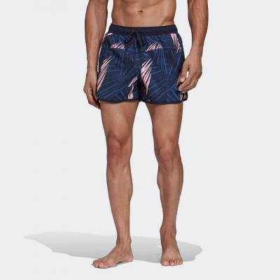 Graphic split clx swim shorts