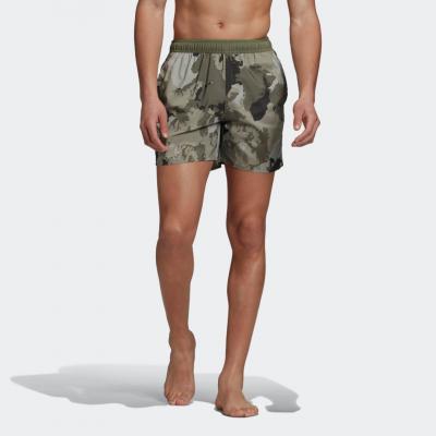 Short length camouflage swim shorts