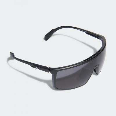 Sp0004 shiny black injected sport sunglasses