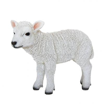 Emaga esschert design figurka stojącej owieczki, 25,4 x 9,2 x 20,3 cm
