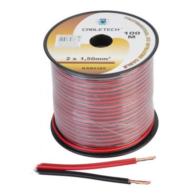 Emaga kab0385 kabel głośnikowy 1,5mm czarno-czerwony