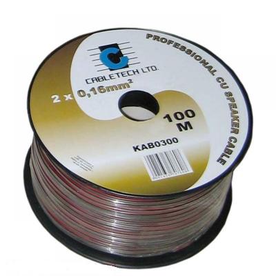 Emaga kab0334 kabel głośnikowy 1,5mm czarny (rolka 100m)