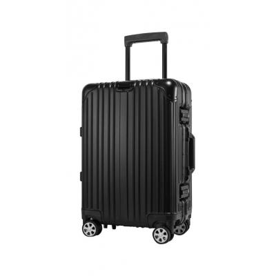Emaga średnia walizka aluminiowa na kółkach kruger&matz srebrna