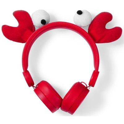 Produkt z outletu: Słuchawki NEDIS Chrissy Crab Czerwony